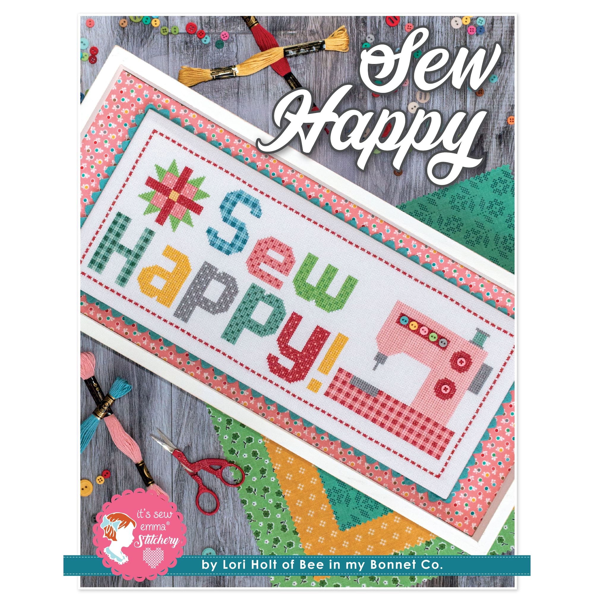 It's Sew Emma® Sew Happy Cross Stitch Pattern